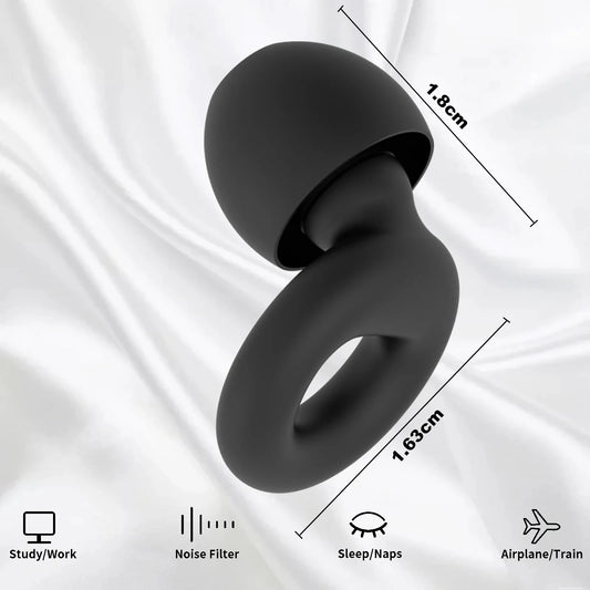 Silicone Earplugs for Swimming Sleep Noise Cancel Noise Reduction-Soundproof Reduce Disturbances -Quality Earplugs