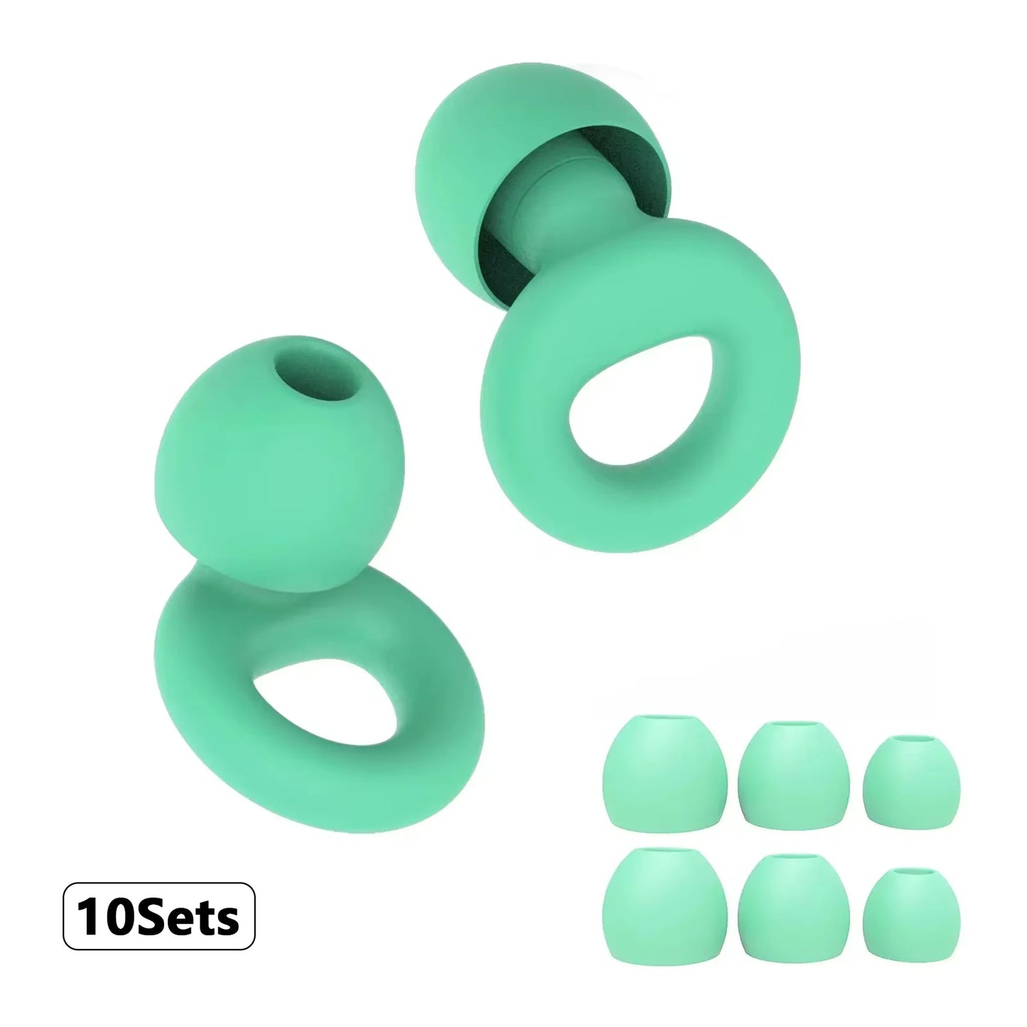 Silicone Earplugs for Swimming Sleep Noise Cancel Noise Reduction-Soundproof Reduce Disturbances -Quality Earplugs