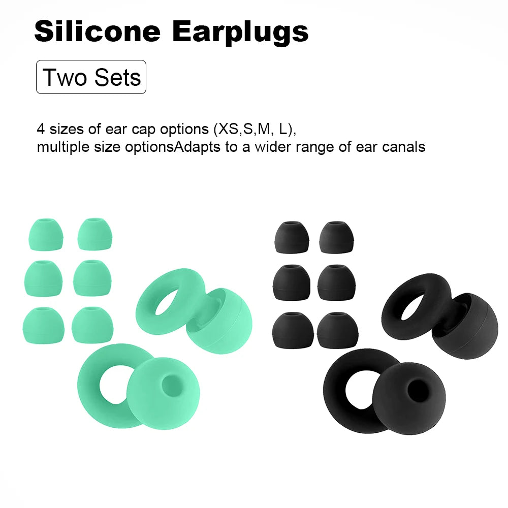 Silicone Earplugs for Swimming Sleep Noise Cancel Noise Reduction-Soundproof Reduce Disturbances -Quality Earplugs