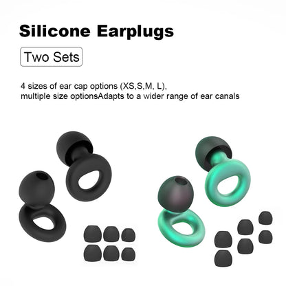 Silicone Earplugs for Swimming Sleep Noise Cancel Noise Reduction-Soundproof Reduce Disturbances -Quality Earplugs