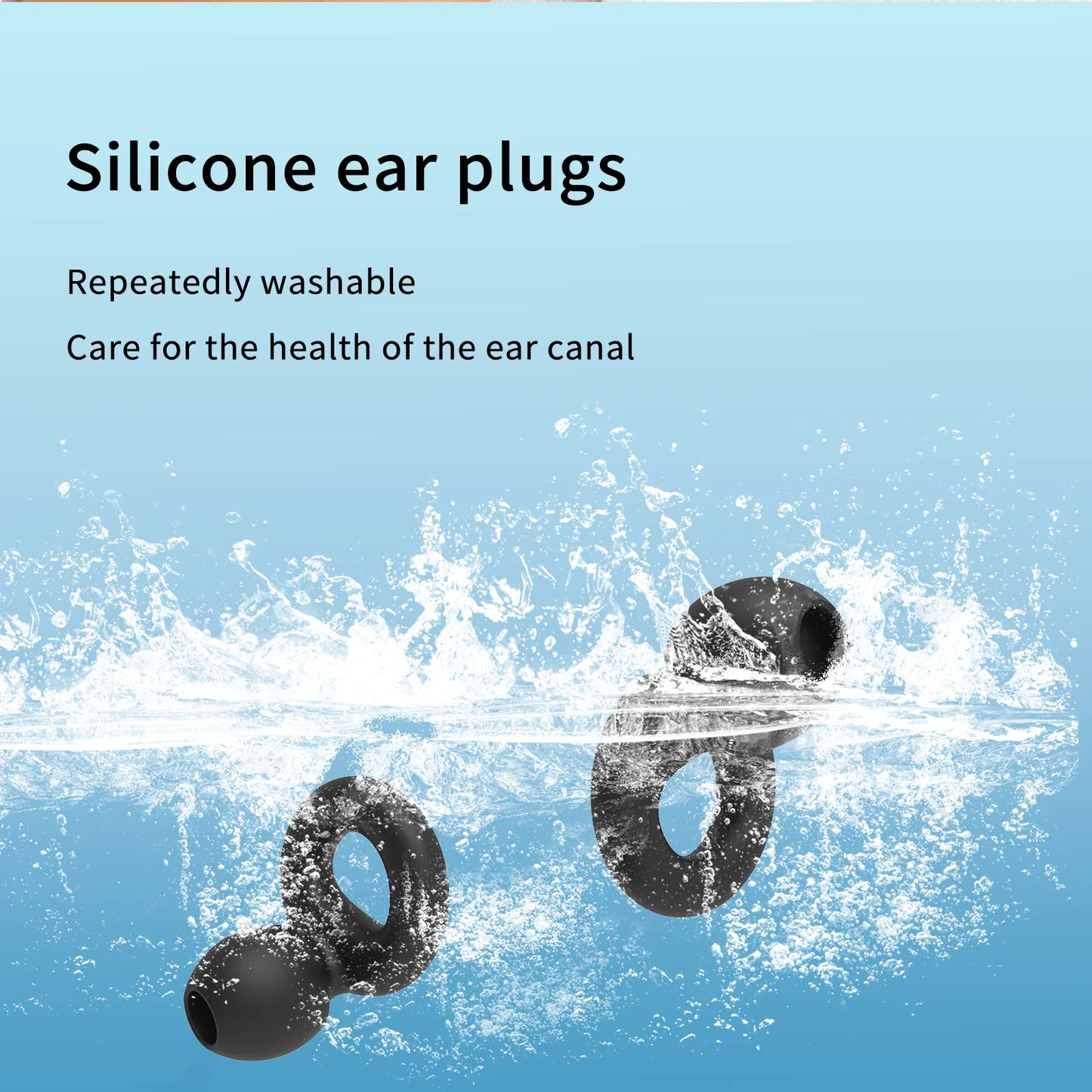 Silicone Earplugs for Swimming Sleep Noise Cancel Noise Reduction-Soundproof Reduce Disturbances -Quality Earplugs