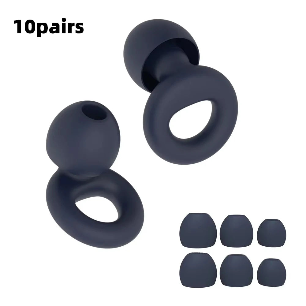Silicone Earplugs for Swimming Sleep Noise Cancel Noise Reduction-Soundproof Reduce Disturbances -Quality Earplugs