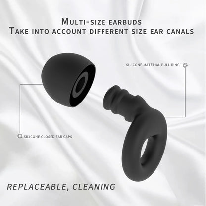 Silicone Earplugs for Swimming Sleep Noise Cancel Noise Reduction-Soundproof Reduce Disturbances -Quality Earplugs